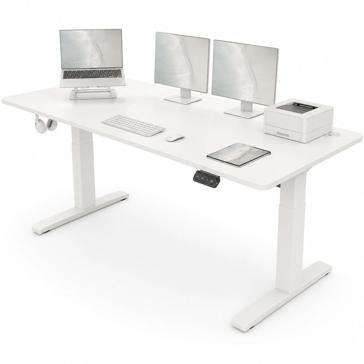 bureau-reglable-en-hauteur-avec-crochet-et-panneau-intelligent-blanc-jhhgpg4544gr
